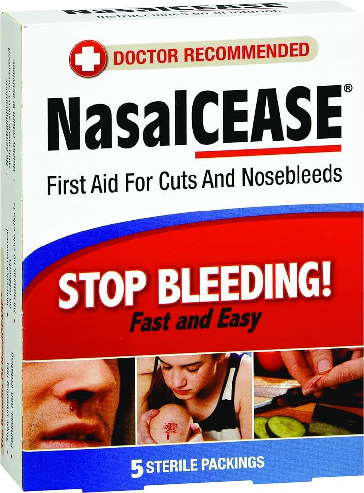 Nasalcease Nosebleed Packings, 5 Ea